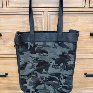 Retired Lululemon Camouflage Computer Tote Bag